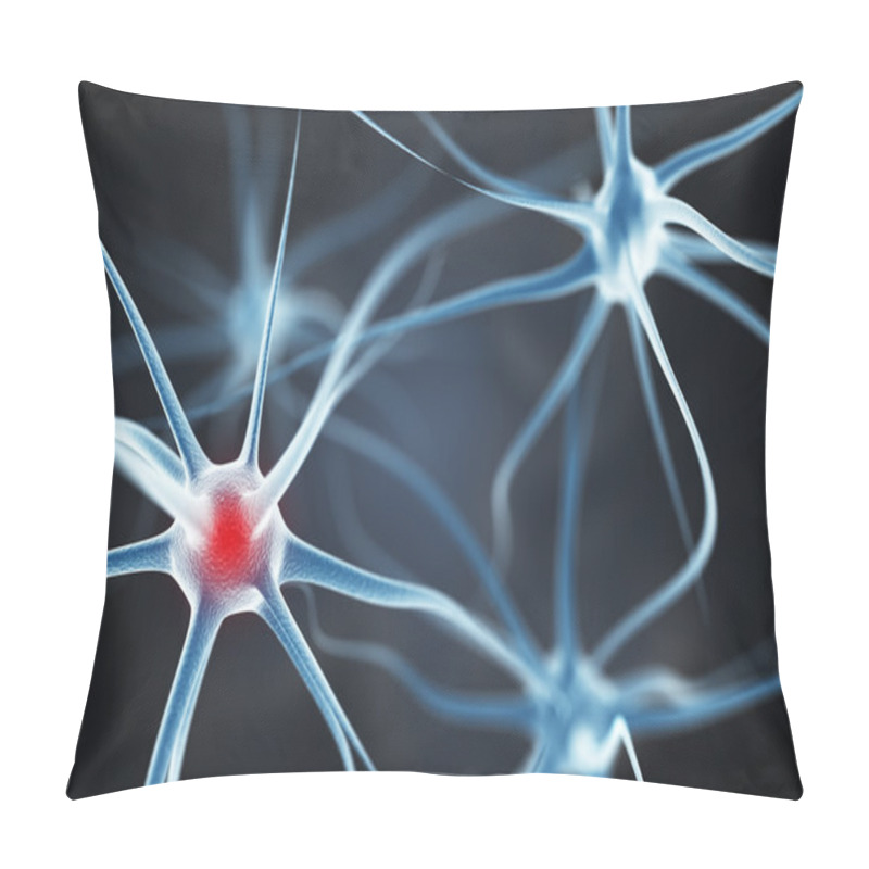 Personality  Neurons In The Brain Pillow Covers