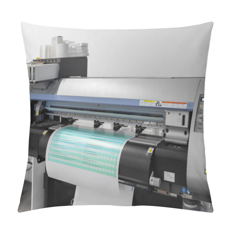 Personality  Large Format Printer In Printing House Pillow Covers