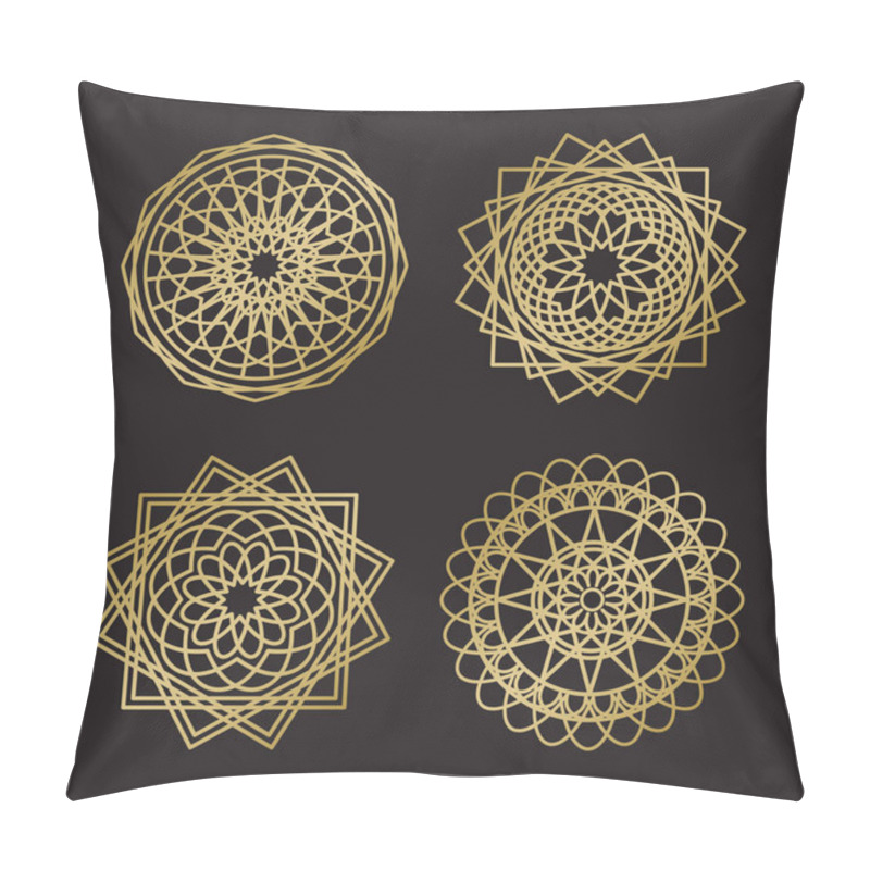 Personality  Sacred Geometry Ornament Symbols Pillow Covers