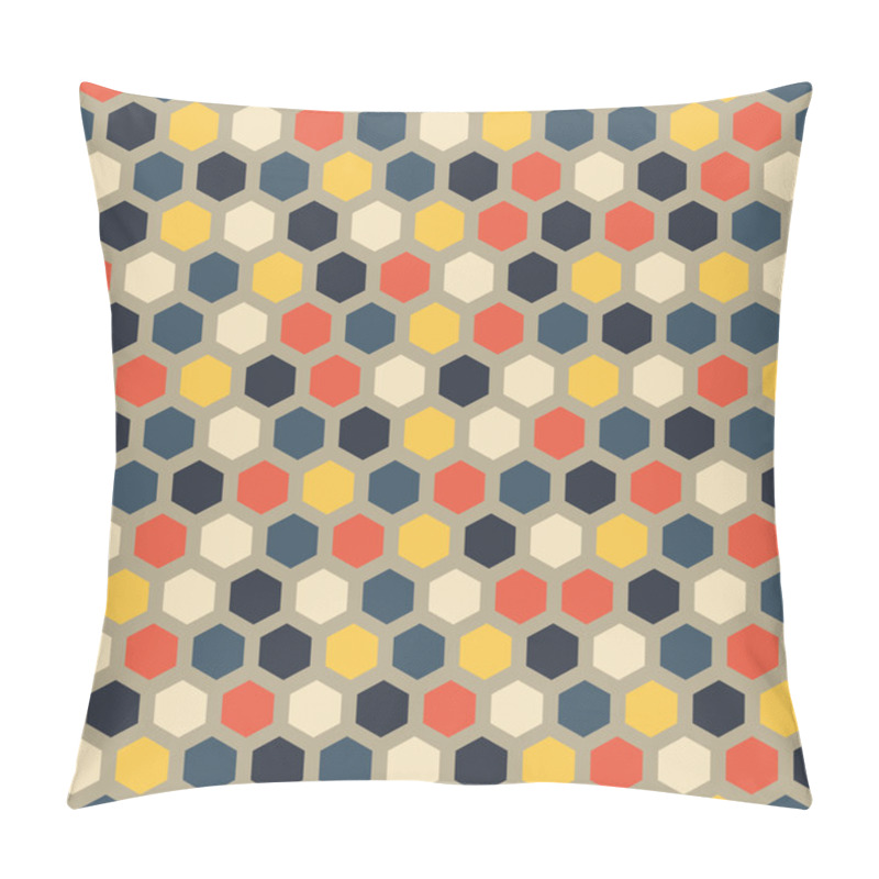 Personality  Hexagon Geometric Seamless Pattern Pillow Covers