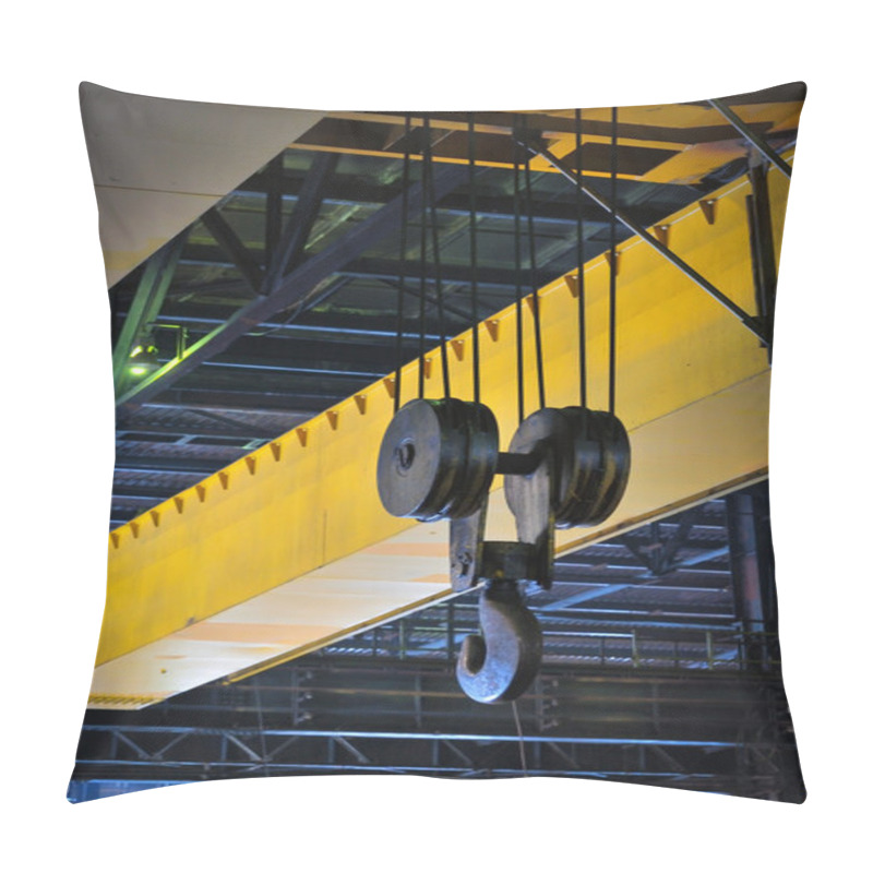 Personality  Crane Gantry In Steel Plant Pillow Covers