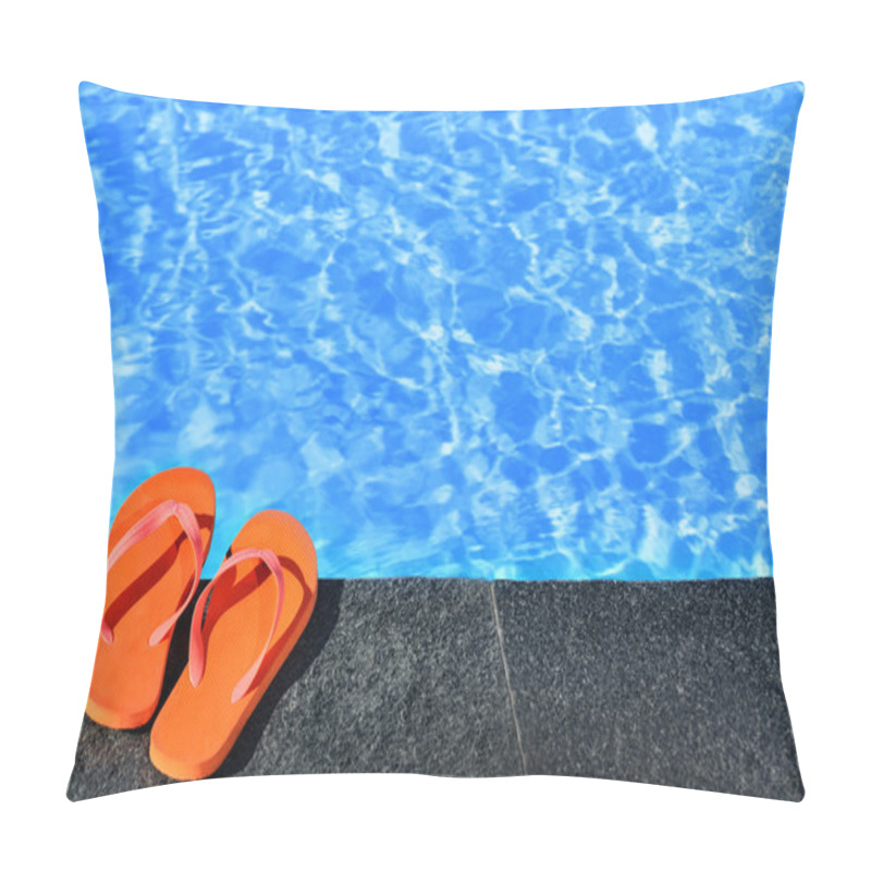 Personality  Sandals By A Pool Pillow Covers