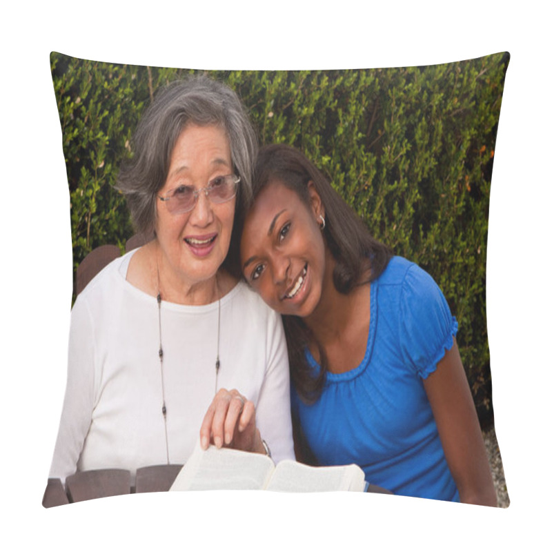 Personality  Multi Cultural And Generational Women. Role Model. Pillow Covers