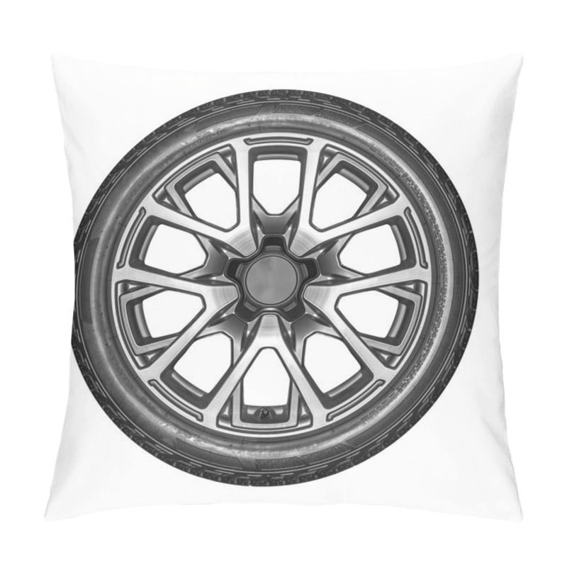 Personality  Car Wheel. Pillow Covers