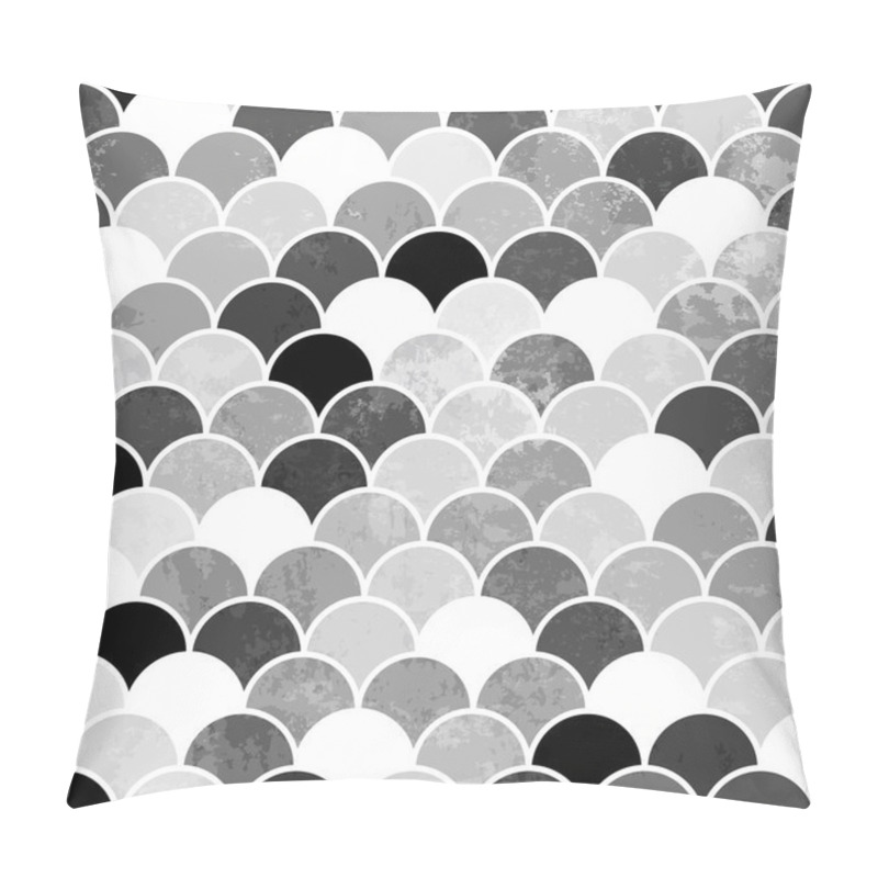 Personality  Fish Scales Pattern Pillow Covers