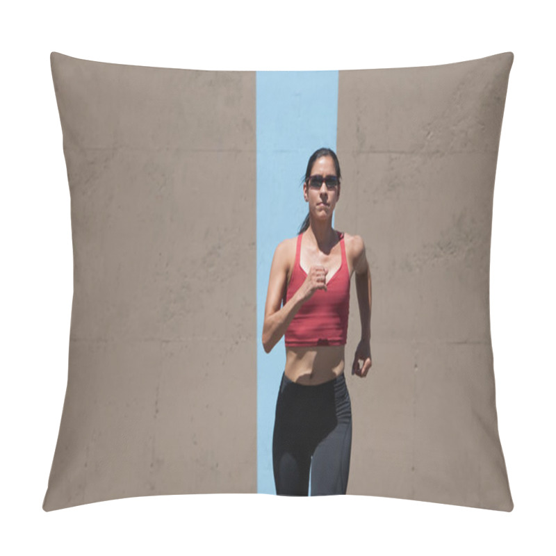 Personality  Single Woman Running Pillow Covers