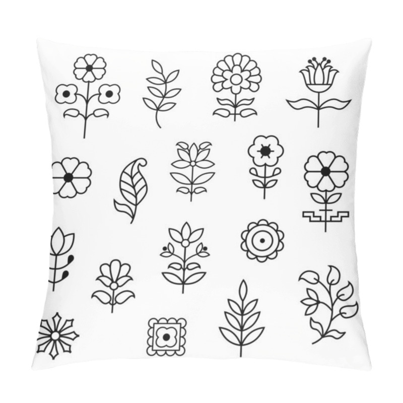 Personality  Indian Decorative Vector Motifs Pillow Covers