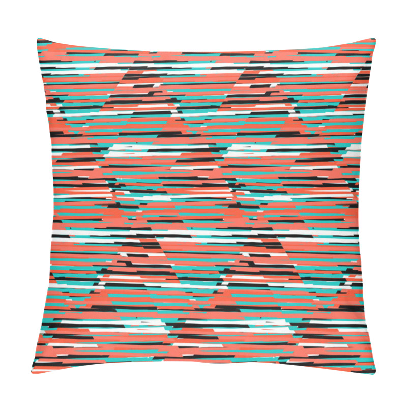 Personality  Abstract Vector Striped Background Pillow Covers