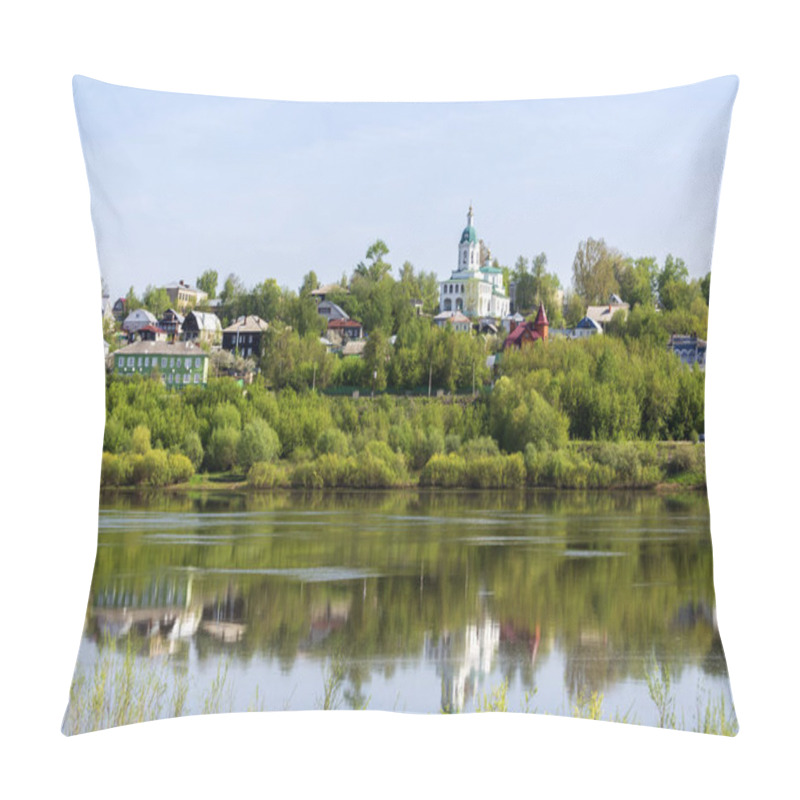 Personality  The Ancient Russian Town Of Kasimov. View From The Oka River Pillow Covers