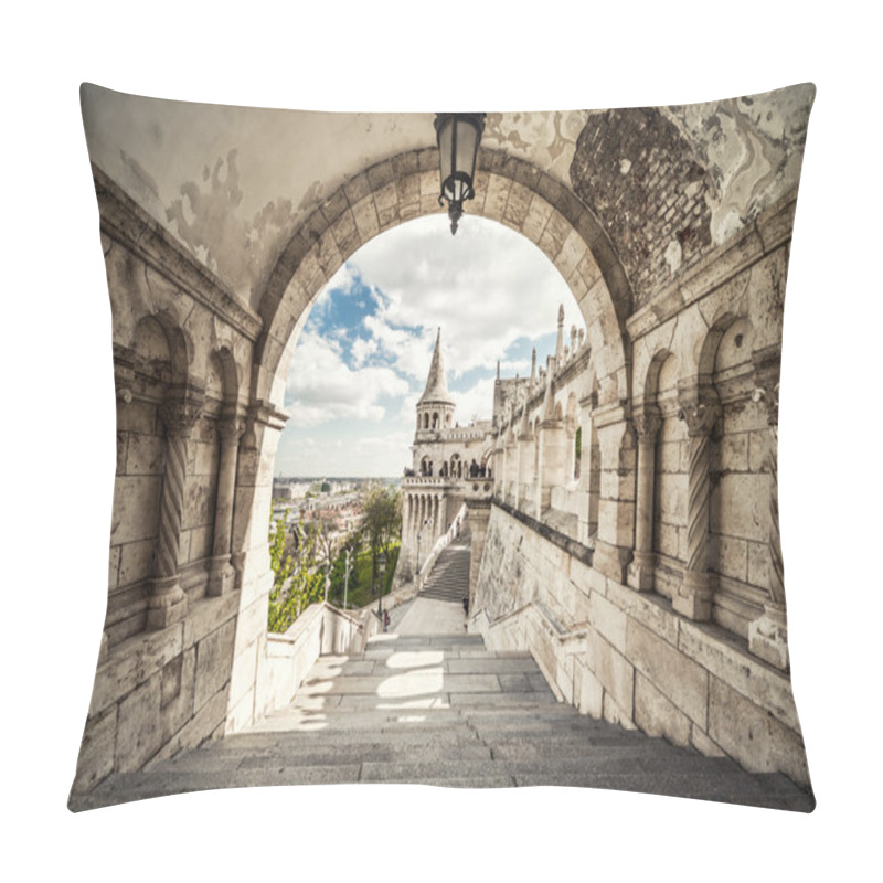 Personality  Fisherman's Bastion. Budapest City. Hungary Pillow Covers