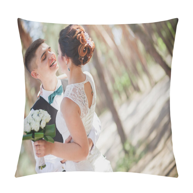 Personality  Funny Bride And Groom Pillow Covers