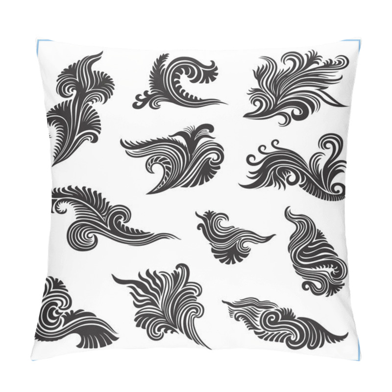 Personality  Abstract Decorative Plants Set 2 Pillow Covers