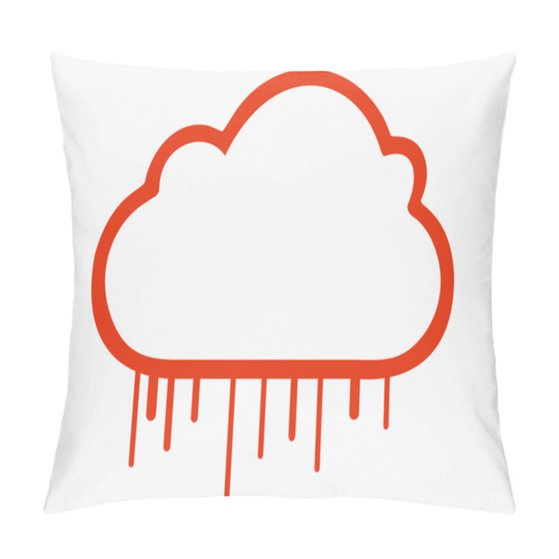 Personality  Cloud Server Data Storage Hack Problem Pillow Covers