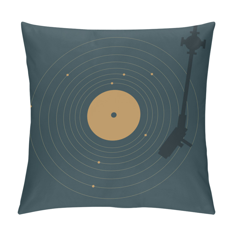 Personality  Vinyl And Solar System Pillow Covers