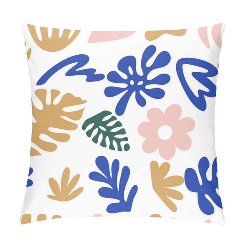 Personality  Tremdy Pattern  Background With Abstract Floral And Leaf Patterns Pillow Covers