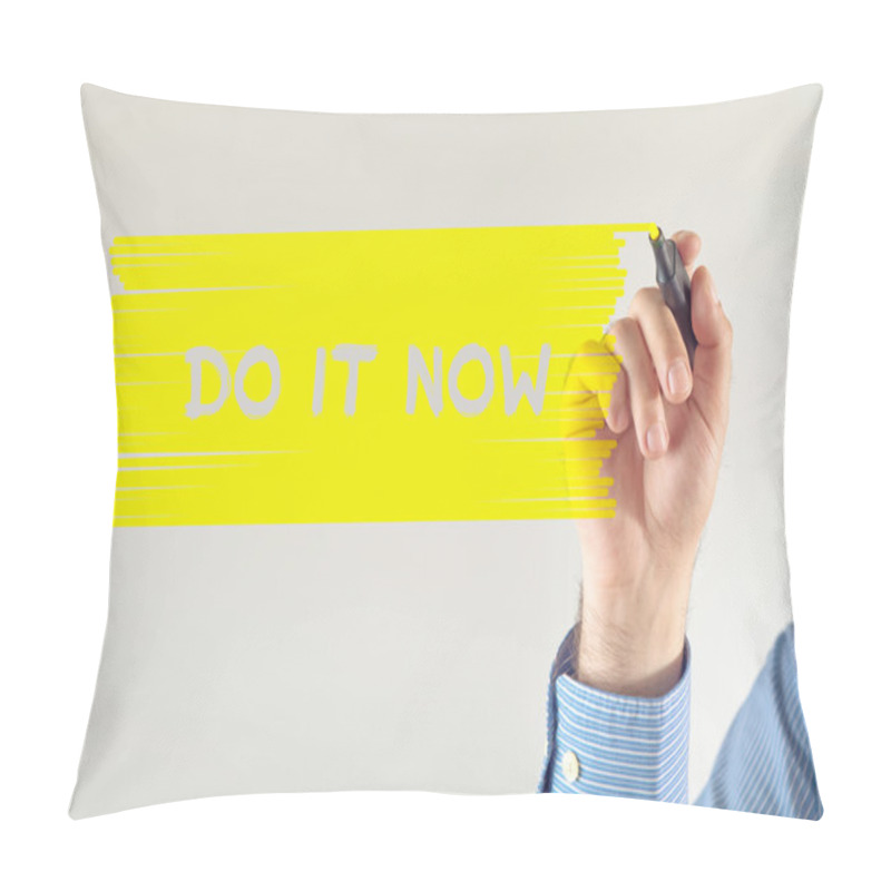 Personality  Do It Now Message Pillow Covers