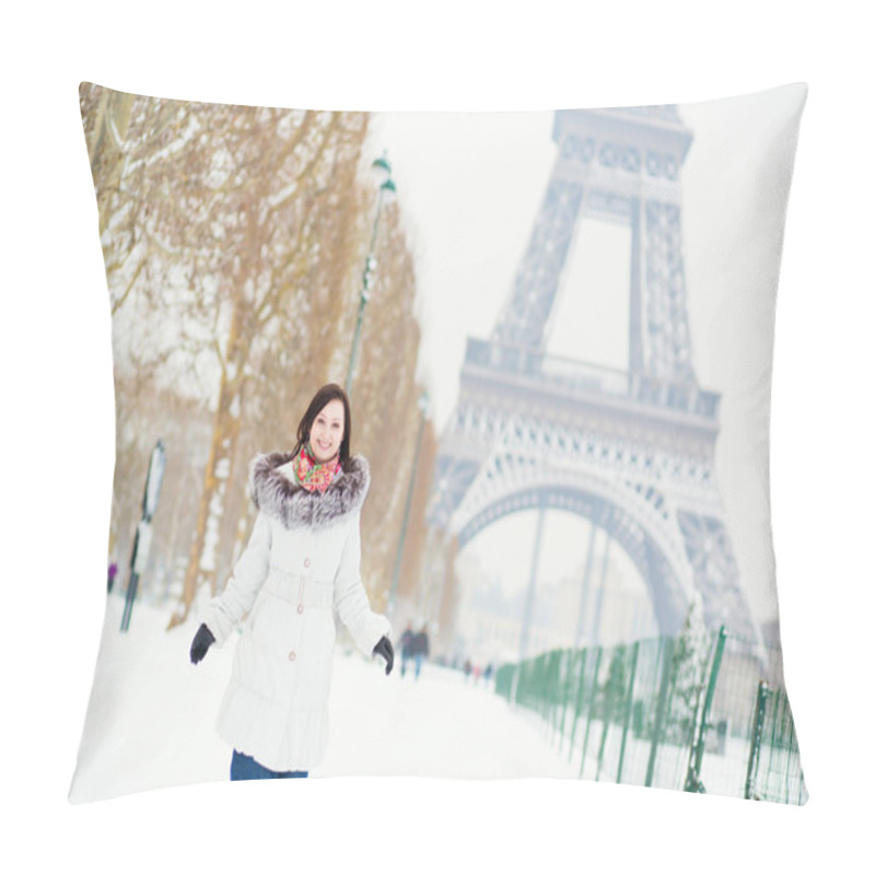 Personality  Girl In Paris Pillow Covers