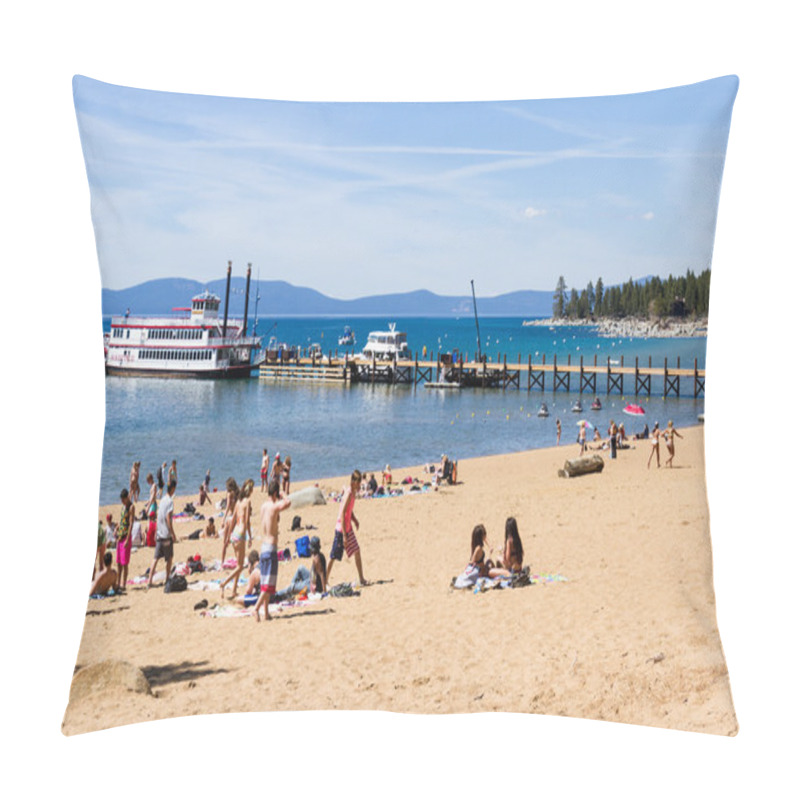 Personality  Spring Break, Lake Tahoe Pillow Covers