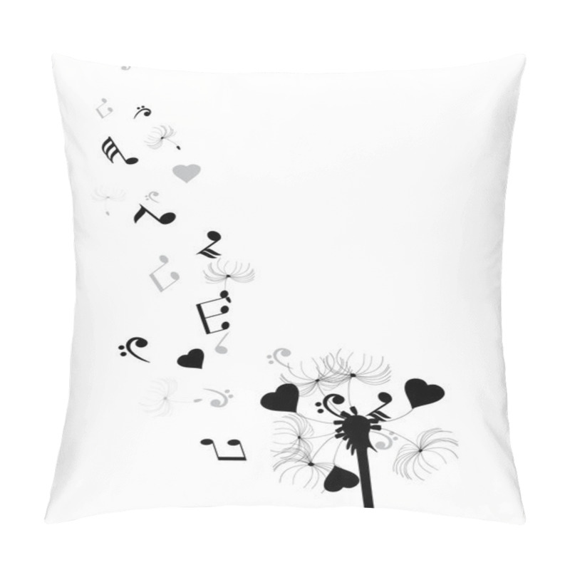 Personality  Dandelion Vector Background Pillow Covers