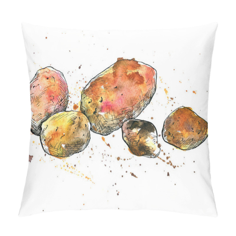 Personality  Hand Drawn Potatoes Pillow Covers