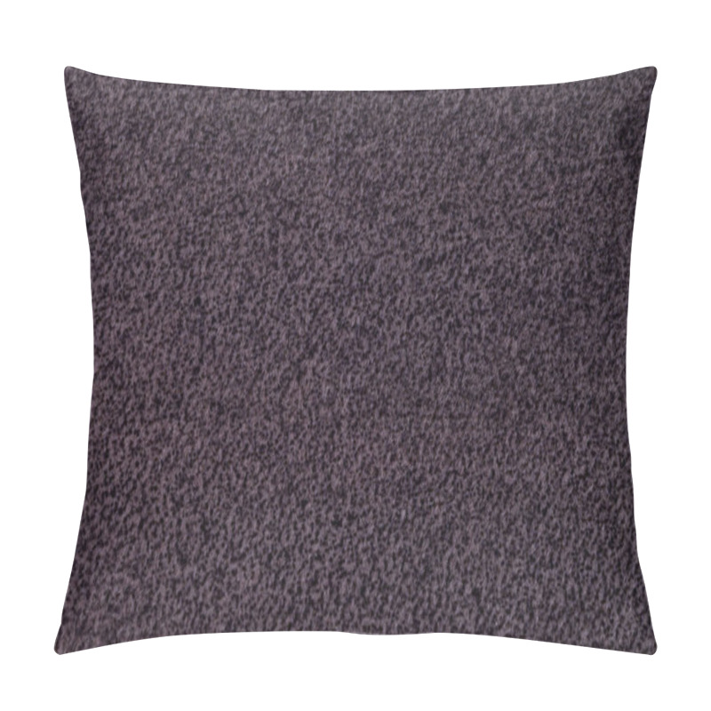 Personality  Dark Purple Fluffy Background Of Soft, Fleecy Cloth. Texture Of Violet Wool Textile Backdrop, Closeup. Pillow Covers