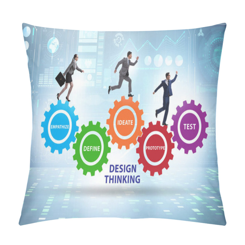 Personality  Design Thinking Concept In Software Development Pillow Covers