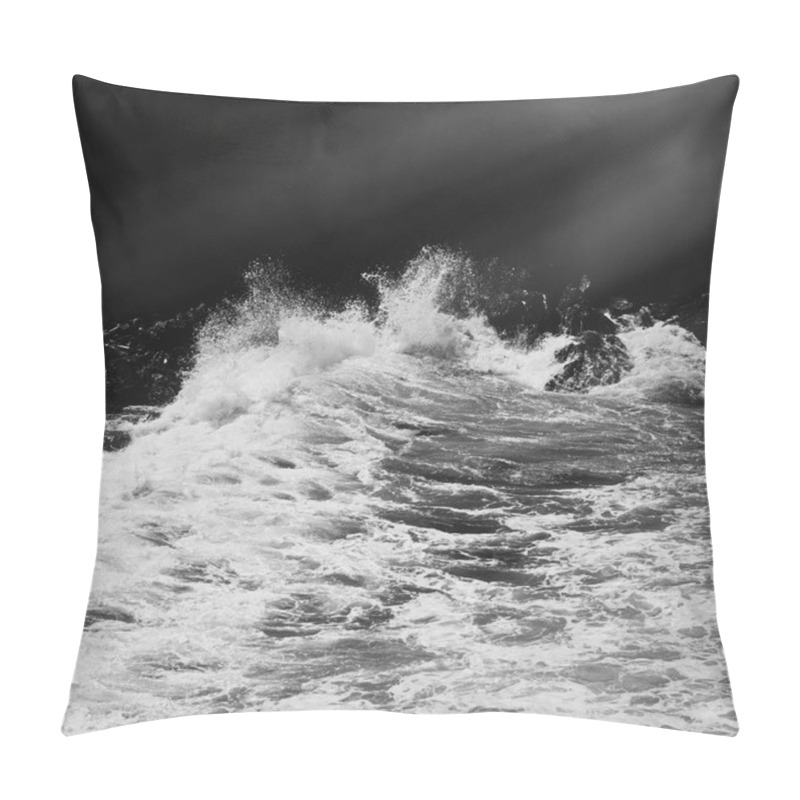 Personality  Atlantic Ocean Coast Scenery, Fine Art Pillow Covers