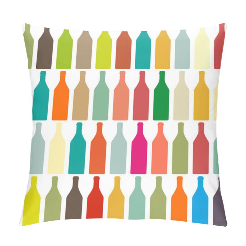 Personality  Background With Bottles Pillow Covers