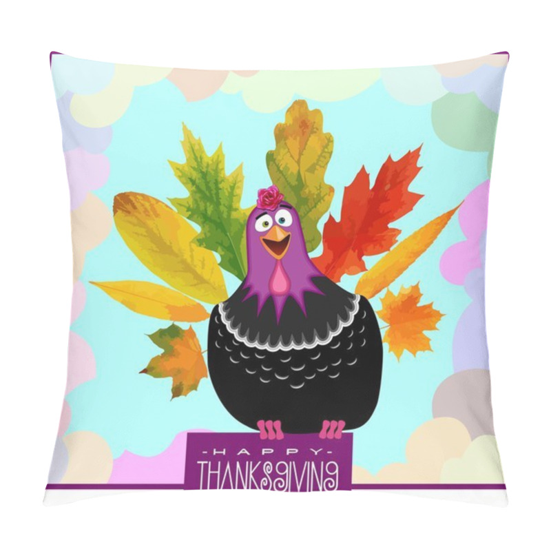 Personality  Funny Turkey Thanksgiving Day Pillow Covers