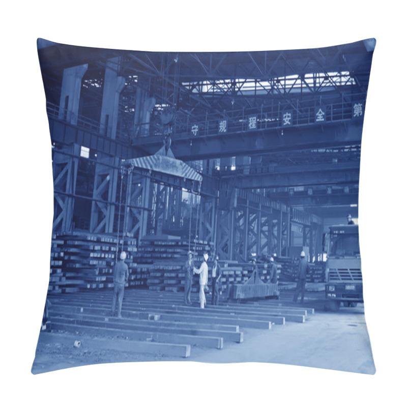 Personality  Steel Company Production Workshop Pillow Covers