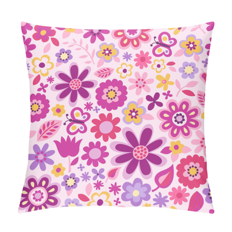 Personality  Cute Floral Seamless Background Pillow Covers