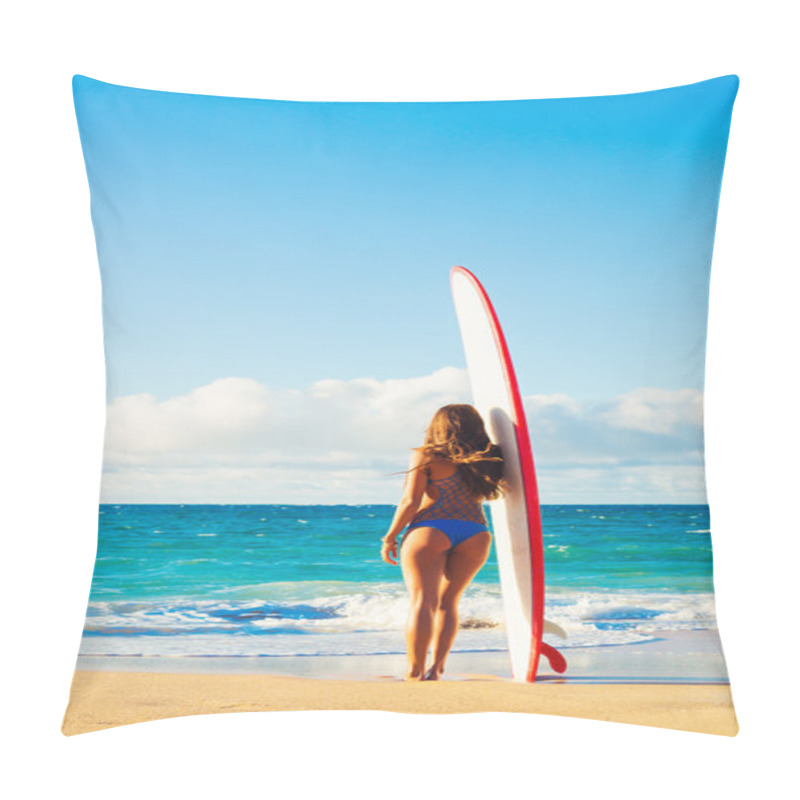 Personality  Beautiful Surfer Girl Pillow Covers