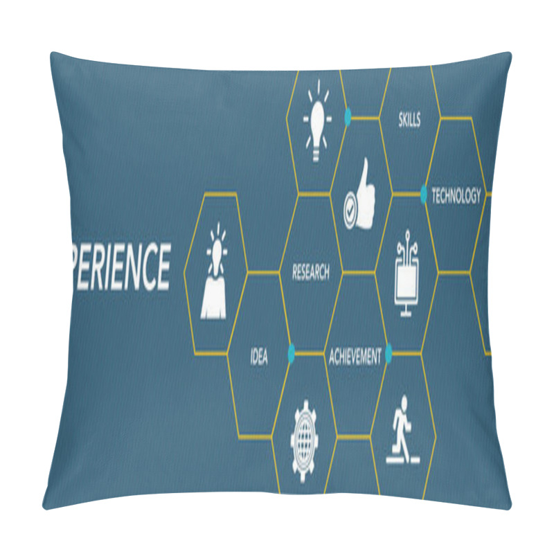 Personality  Experience Icon Concept Pillow Covers