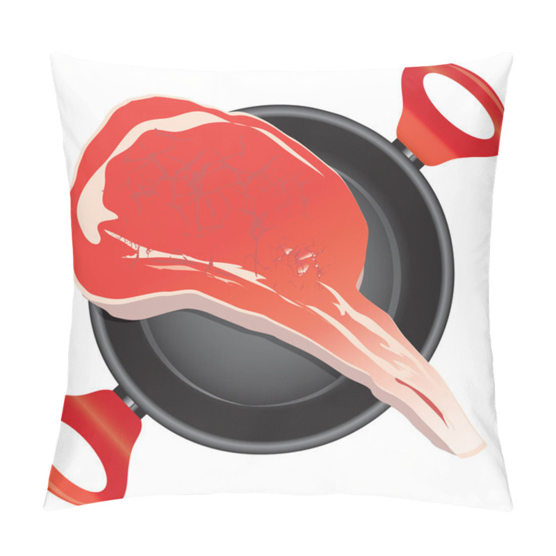 Personality  Meat In The Pan Pillow Covers