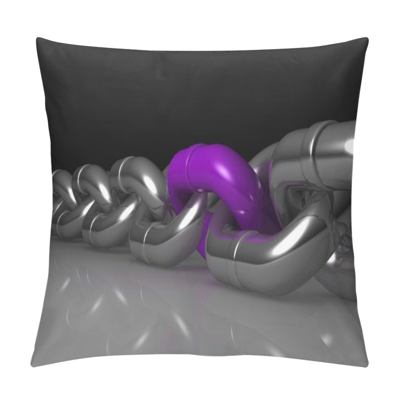 Personality  Chain Link Close Up Pillow Covers