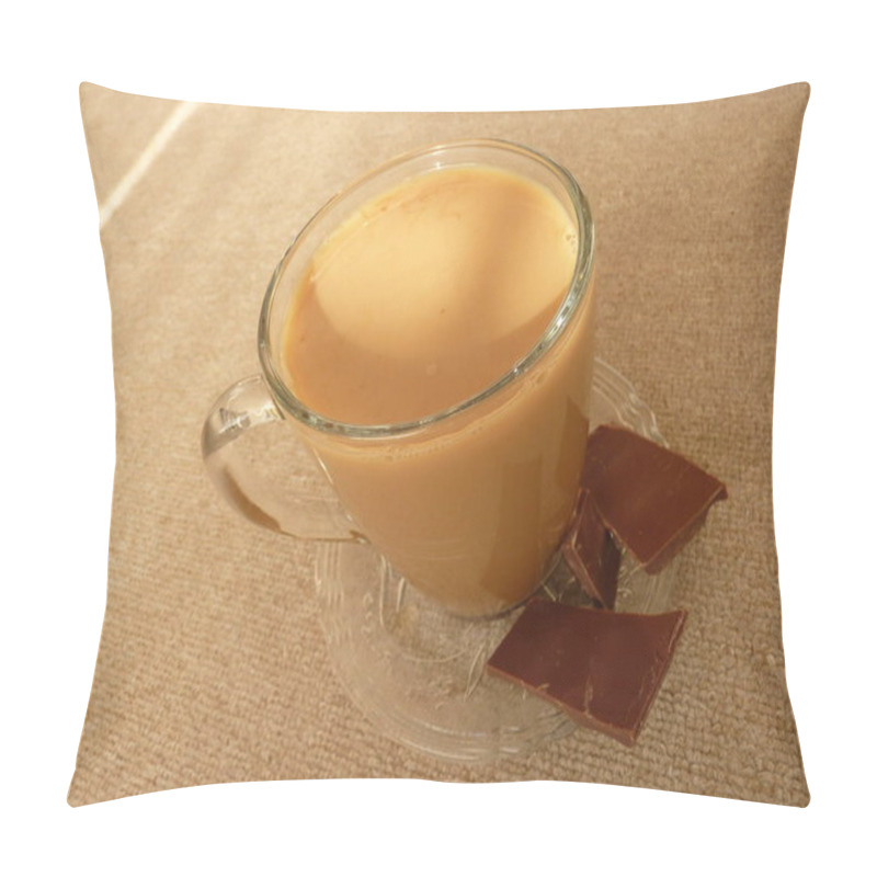 Personality  Warm Comfort In A Cup: Soft Lighting Highlights A Simple Yet Inviting Moment Of Serenity With A Hot Beverage On A Textured Surface Pillow Covers