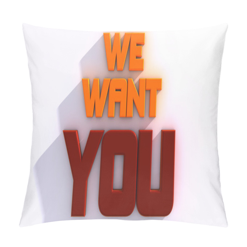 Personality  We Want You! Pillow Covers