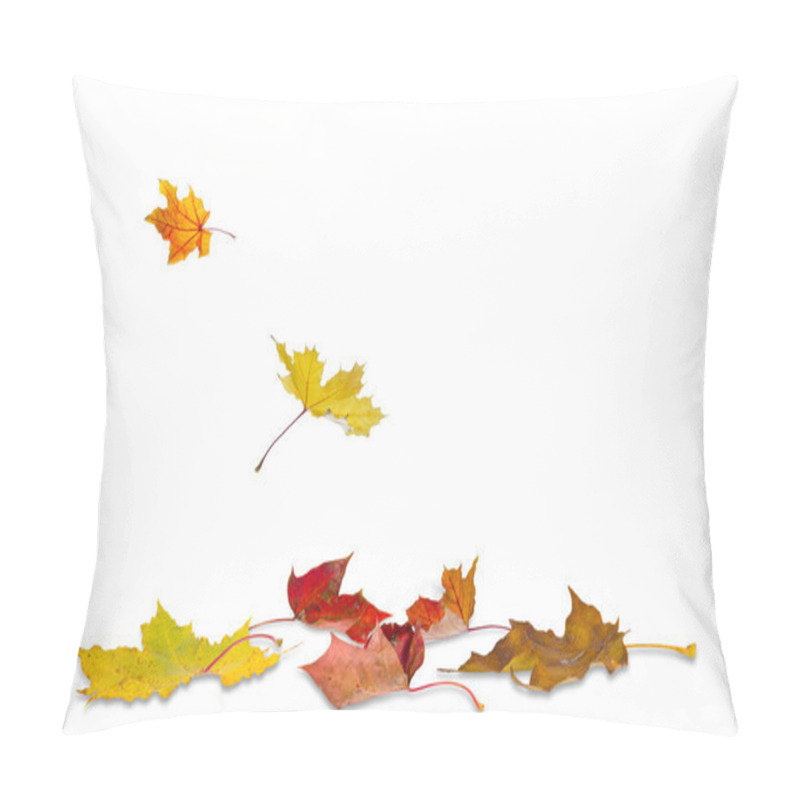 Personality  Autumn Maple Leaves Falling Pillow Covers