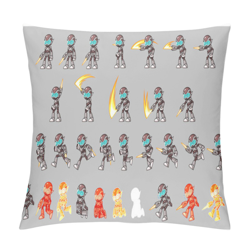 Personality  Suitable For Side Scrolling, Action, And Adventure Game. Pillow Covers