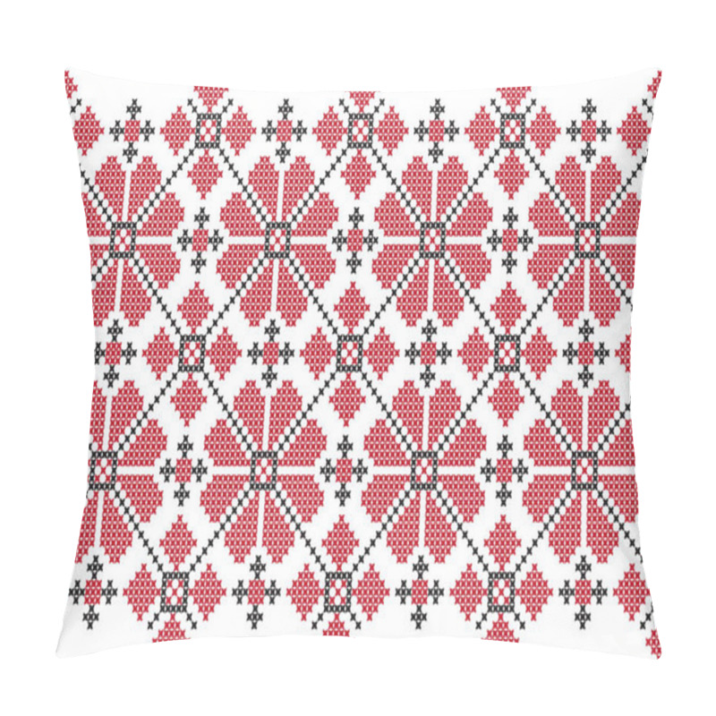 Personality  Embroidered Pattern On Transparent Background Pillow Covers