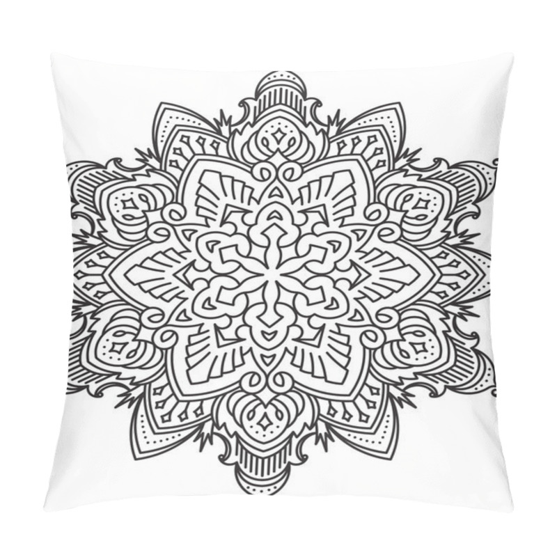 Personality  Abstract Round Lace Design Pillow Covers