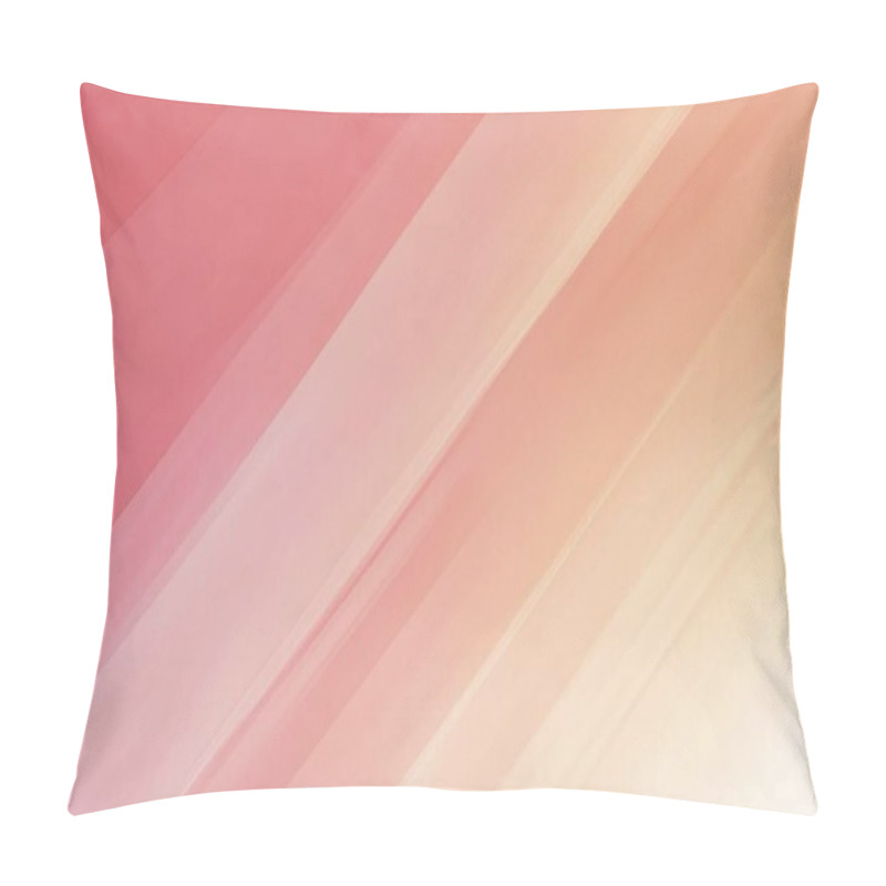 Personality  Soft Pink And Peach Gradient Minimalist Background Pillow Covers