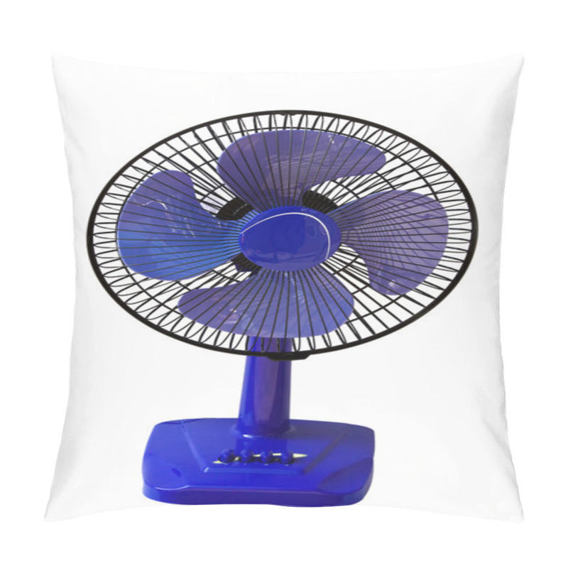 Personality  Blue Table Fan Pillow Covers