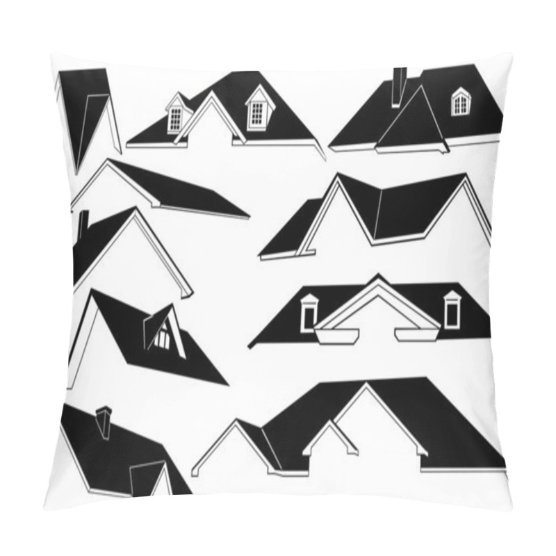 Personality  Roofs Isolated Pillow Covers