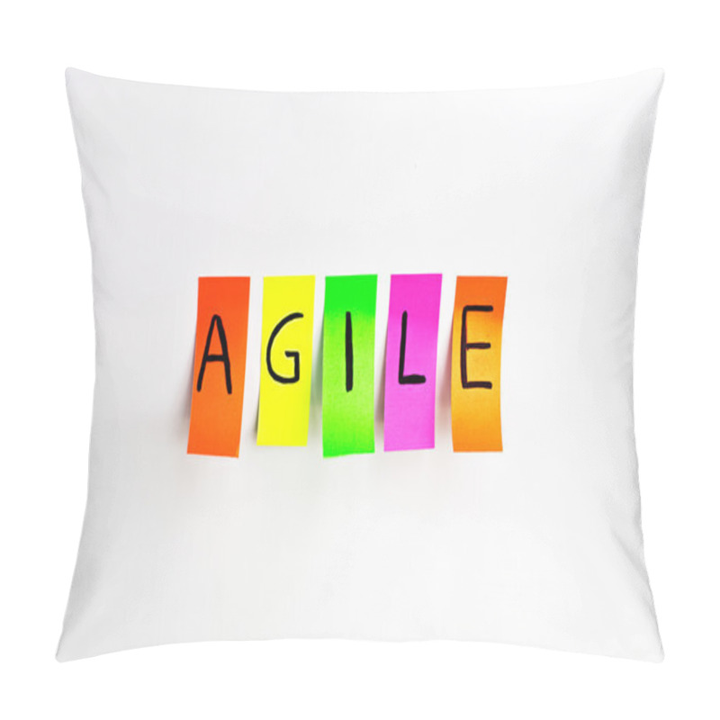 Personality  Image Inscriptions Of Agile. Pillow Covers