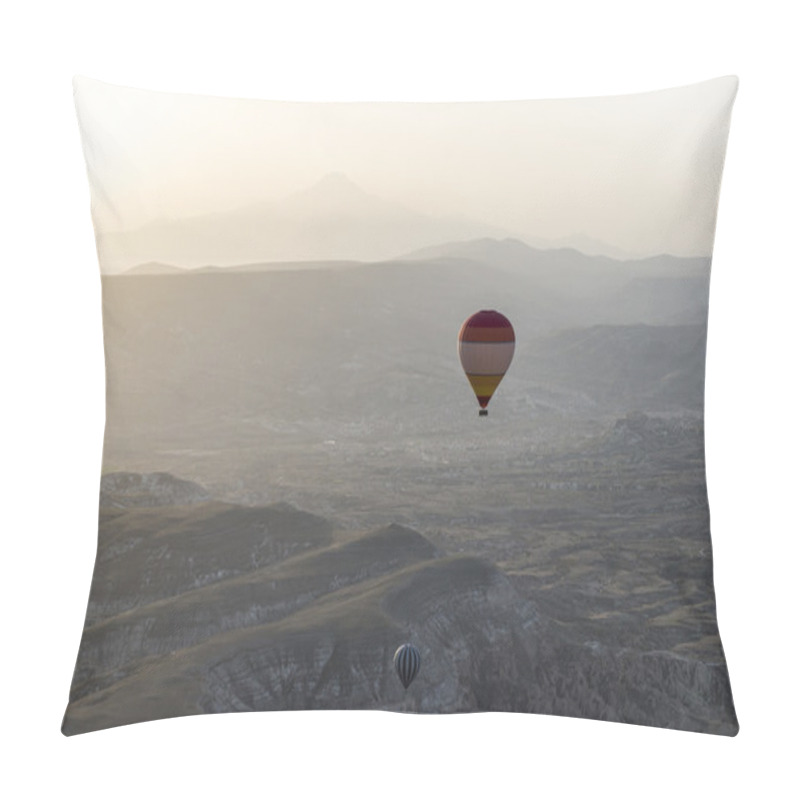 Personality  Turkey Hot Air Balloon Landscape Taken In Cappadocia Pillow Covers