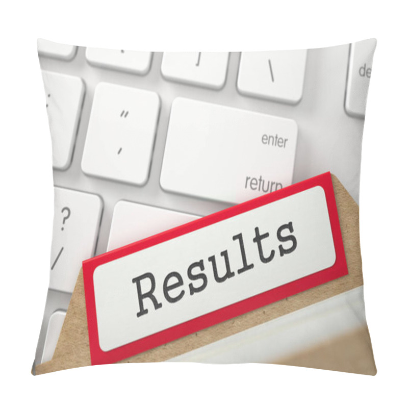 Personality  Folder Index With Results. 3D. Pillow Covers