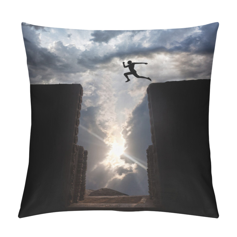 Personality  Jump Over The Abyss Pillow Covers