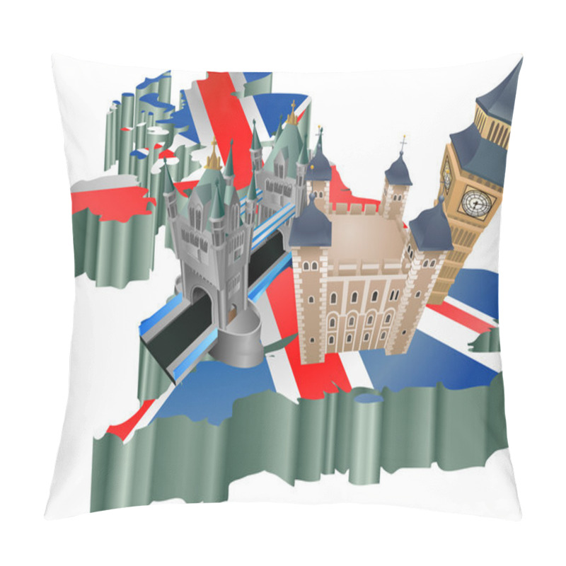 Personality  United Kingdom Tourism Pillow Covers