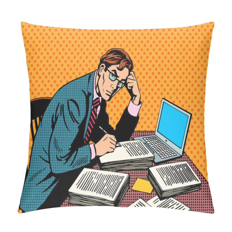 Personality  Writer Editor Journalist Academic Thesis Paper Laptop Pillow Covers